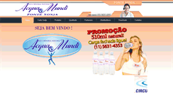 Desktop Screenshot of acquamundisp.com.br